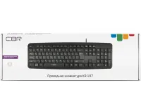 Проводная компьютерная клавиатура CBR KB107 107 клавиш + переключение языка одной кнопкой для ПК PC, игровая мембранная клавиатура для геймеров