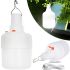 Rechargeable Camping Lamp MHZ YT-01 on a Hook Hanging LED Lantern with Hanging Mount ZJ-V50 for Camping on BK-1820 Battery