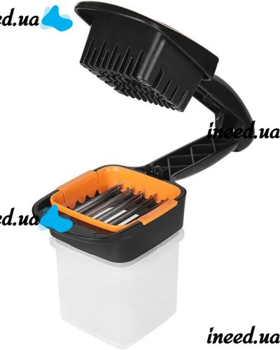    Овощерезка с контейнером 5 в 1 Nicer Dicer Quick ручной измельчитель слайсер для овощей и фруктов, кухонный набор с насадками для нарезки продуктов