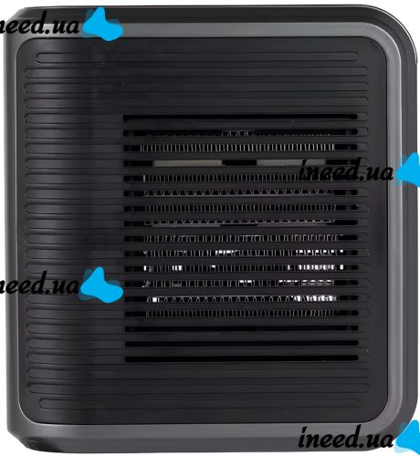 Портативный мини обогреватель в розетку Handy Heater NFJ-08 800W электрический настенный тепловентилятор с дисплеем и пультом от сети AND 032 Черный