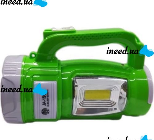 Cветодиодный аккумуляторный фонарь лампа Junai JA-1968 1W+5W COB+18 с двумя боковыми лампами, Ручной фонарик для кемпинга и отдыха от аккумулятора