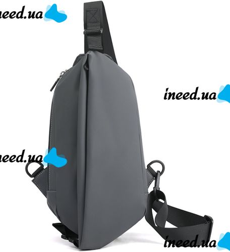 Мужская сумка через плечо Baellery Cross Body Bag JXA1808 нагрудная водонепроницаемая повседневная бананка на грудь из искусственной кожи 13Х17 см