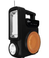 Переносная солнечная станция CcLamp CL-830 аккумуляторный LED фонарь повербанк с лампочкой и FM радио на солнечной батареи USB Bluetooth Power Bank