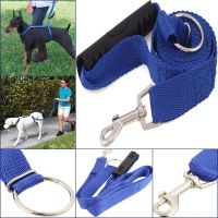 Поводок шлейка для собак The Instant Trainer Leash 1.80 м нейлоновый шлей для больших собак более 30 кг, усиленный ремешок для ошейника