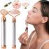 Vibrating Massager roller for Face Flawless Contour massage roller with Two battery-powered nozzles, electric massage massager, roller massager