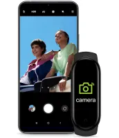 Фітнес браслет Xiaomi Mi Band M9 Black спортивний наручний смарт-годинник з крокоміром, вимірюванням тиску і пульсометром Сяомі Smart Watch Чорні
