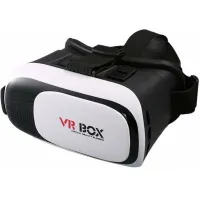 3d окуляри віртуальної реальності ДУ VR BOX 2.0 з Bluetooth пультом, 3д шолом віртуальної реальності, гарнітура для телефону 4.7-6 дюймів чорно-білий