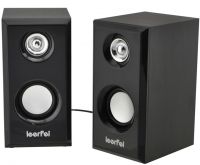 Проводные компьютерные колонки LeerFei D-092 2.0 с регулировкой громкости для компьютера 6W для PC, Стерео колонка акустика для ПК D092 от USB