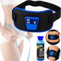 AbGymnic Muscle Stimulator Belt for Weight Loss, Abs, and Muscle Toning—a Battery-Powered Massager and Exercise Machine with a 6-Mode Muscle Stimulator for Fat Burning
