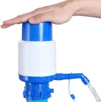 Механическая помпа насос для питьевой воды Drinking Water Pump WL-03 на бутыль с водой, Ручная помпа дозатор для подачи воды на бутылку ОМ-Х691 Синяя