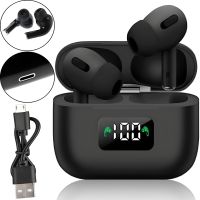 Беспроводные наушники TWS AirPro i58 Bluetooth V5.0 в кейсе, Вакуумные USB наушники-гарнитура с шумоподавлением и микрофоном блютуз с кейсом Черные
