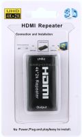 Конвертер HDMI Repeater 4K повторитель, усилитель видеосигнала до 40 метров, автономный репитер ретранслятор HDMI-HDMI удлинитель для устройств
