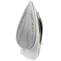Operatec OP-1006 2200W manual steam iron with ceramic soleplate and steam regulator for ironing and steaming clothes from the mains Black