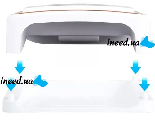 Беспроводная лампа сушилка Power Bank SUN Y31 UV/LED 248W 14000 mAh для маникюра и педикюра с экраном, Аккумуляторная УФ сушка ногтей гель лака Белая