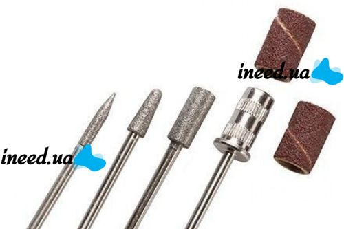 Bucos Nail Drill ZS-100 Handheld Polisher (20,000 rpm) for Professional Manicures and Pedicures—6-in-1 Polishing Handpiece, + Bit Set—Pink