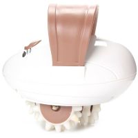 Антицелюлітний масажер для тіла Shuqin Body Slimmer sq-100 Білий, лімфодренажний ручний роликовий вібромасажер проти целюліту для сідниць ніг рук
