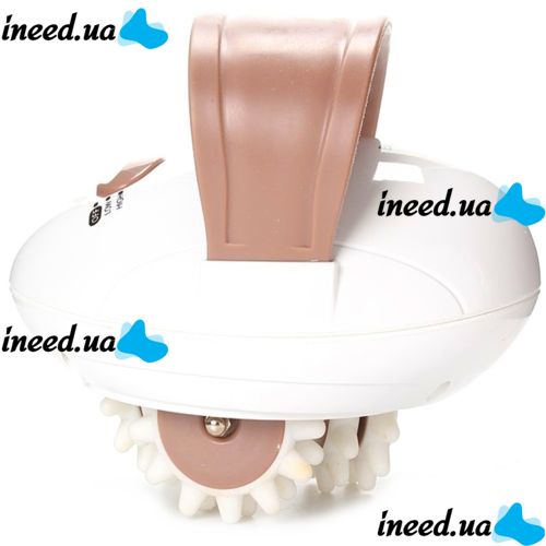 Антицелюлітний масажер для тіла Shuqin Body Slimmer sq-100 Білий, лімфодренажний ручний роликовий вібромасажер проти целюліту для сідниць ніг рук