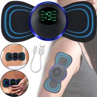 Импульсный массажер миостимулятор бабочка Pulse Massage Stick электростимулятор для восстановления и тренировки мышц всего тела на аккумуляторе USB