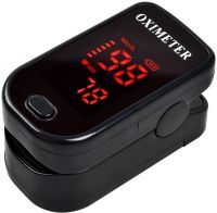 Портативный пульсоксиметр на палец Pulse Oximeter BL-230 пульсометр с LCD дисплеем на батарейках для измерения пульса сатурации кислорода в крови