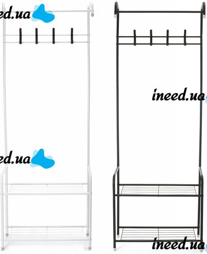 Outdoor clothes rack Corridor Rack 170X35 cm mobile vertical storage rack with shoe shelves, rack hanger in the hallway