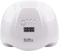 Профессиональная лампа UV/LED SUN X 54W для маникюра и педикюра с таймером, аппарат для полимеризации и сушки гель лака и геля для ногтей Белый