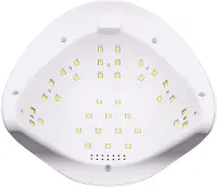 Профессиональная лампа UV/LED SUN X 54W для маникюра и педикюра с таймером, аппарат для полимеризации и сушки гель лака и геля для ногтей Белый