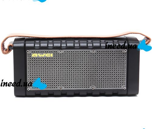 Портативная Bluetooth колонка Awei Y668 с PowerBank беспроводная аккумуляторная стерео акустика, минидинамик с ручкой и повербанком FM MP3 AUX TF USB