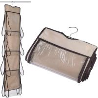 Organizer for storing bags on a hanger Range Sacs a Main, hanging hanger for 16 bags, hanger organizer for accessories for 8 sections, pockets