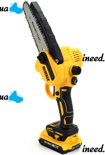 Cordless chainsaw mini saw DeWalt DCM160N 24V 4AH bar 20 cm on 2 batteries, electric saw 8 inches with automatic chain lubrication in a case