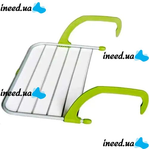Hanging Clothes Dryer Fold Clothes Shelf Green, removable portable dryer for clothes and shoes, hanging on a battery, bathtub, doors, window sill