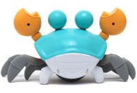 Детская интерактивная игрушка Краб Cartoon Crab HX155C бегающий робот, краб-беглец с детектором помех, звуковыми и световыми эффектами на батарейках