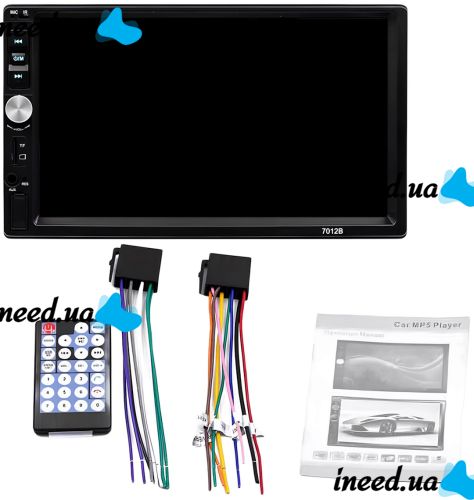 Автомагнитола 1Din Pioneer 7012B Bluetooth магнитола с сенсорным экраном 7 дюймов и пультом USB, SD, MP5, TF, FM автомобильный плеер Пионер 1 Дин