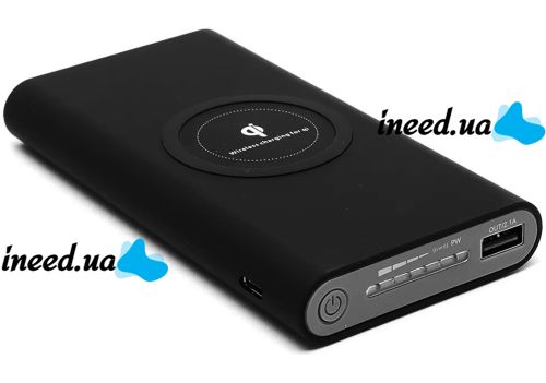 Беспроводное зарядное устройство Power Bank Qi Compatible 30000 mAh с быстрой зарядкой, портативный внешний аккумулятор USB повербанк для телефона