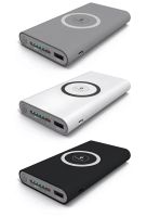 Беспроводное зарядное устройство Power Bank Qi Compatible 30000 mAh с быстрой зарядкой, портативный внешний аккумулятор USB повербанк для телефона