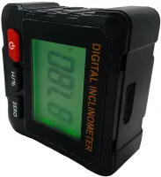 Цифровой угломер инклинометр Digital Inclinometer VC720 с лазером на 2 линии и магнитом, электронный лазерный уровень для измерения угла наклона
