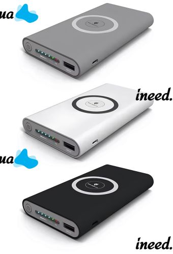 Беспроводное зарядное устройство Power Bank Qi Compatible 30000 mAh с быстрой зарядкой, портативный внешний аккумулятор USB повербанк для телефона