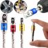 Набор переходников с шестигранным хвостовиком Drillpro 3Pcs 1/2, 1/4, 3/8 дюйма комплект шестигранных насадок бит, торцевые головки для шуруповерта