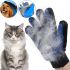 Glove for Combing Pet Hair True Touch Universal Rubber Brush for Combing and Grooming for Cats and Dogs True Touch Blue
