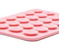 Держатель липпер для телефона на присосках Sticker Side Silicone 8х5.5 см двусторонний силиконовый чехол, 24 присоски для смартфона Octobuddy