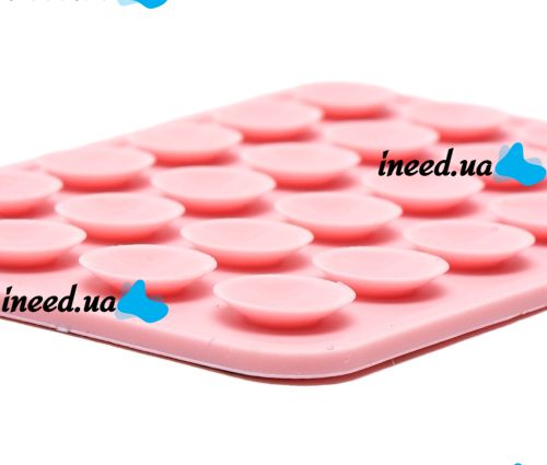 Держатель липпер для телефона на присосках Sticker Side Silicone 8х5.5 см двусторонний силиконовый чехол, 24 присоски для смартфона Octobuddy
