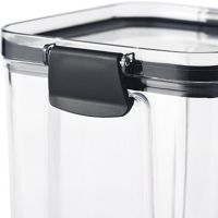 Набор контейнеров для сыпучих продуктов Food Storage Container Set 6 емкостей, прозрачные контейнеры с крышками для хранения пищевых продуктов, круп
