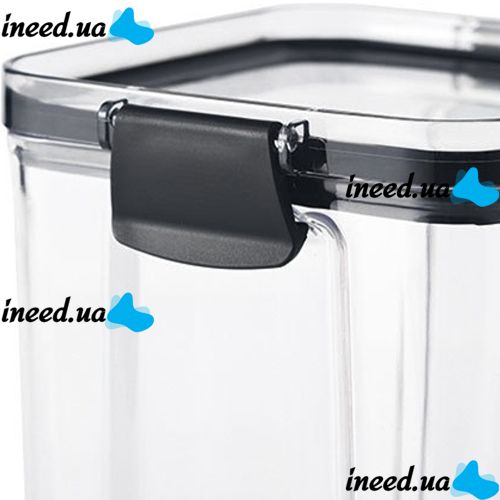 Набор контейнеров для сыпучих продуктов Food Storage Container Set 6 емкостей, прозрачные контейнеры с крышками для хранения пищевых продуктов, круп