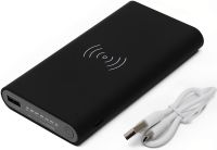 Беспроводное зарядное устройство Power Bank Qi Compatible 30000 mAh с быстрой зарядкой, портативный внешний аккумулятор USB повербанк для телефона