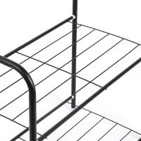 Outdoor clothes rack Corridor Rack 170X35 cm mobile vertical storage rack with shoe shelves, rack hanger in the hallway
