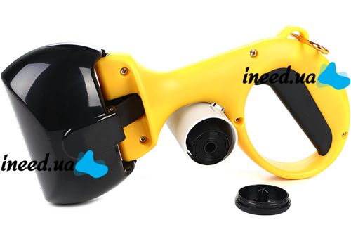 Автоматический совок для собак Pooper Scooper LS188 щипцы для уборки за животными на улице 27х13 см сборщик фекалий с держателем для пакетов Diil