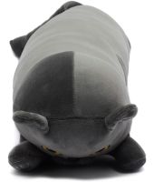 Мягкая плюшевая игрушка-подушка Кот Батон 90 см Dark Grey детская подушка обнимашка котик, игрушечный длинный антистресс кот-батон Темно серый