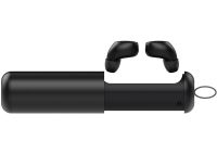 Беспроводные Bluetooth наушники с кейсом Awei T5 Black вакуумные наушники-гарнитура с шумоподавлением и микрофоном блютуз в чехле док-станция Черные
