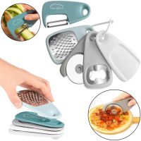 Брелок-органайзер Kitchenware из кухонных принадлежностей 5 предметов, Набор для кухни Терка, открывашка, нож, овощечистка на брелке для кемпинга
