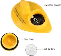Портативный эхолот Lucky Fish Finder FFW1108-1 с цветным экраном до 100м для поиска рыбы Универсальный проводной рыболокатор для рыбалки Желтый