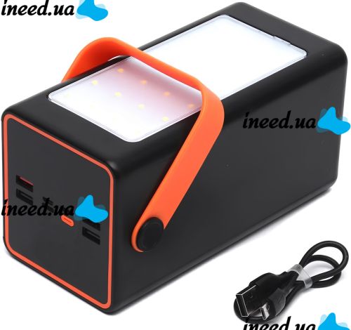 Портативное зарядное устройство Power Bank Solar Energy YM-655 100000mAh с фонариком USB внешний аккумулятор повербанк JS-658